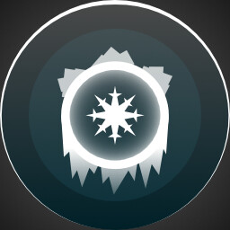 Slippery conditions icon