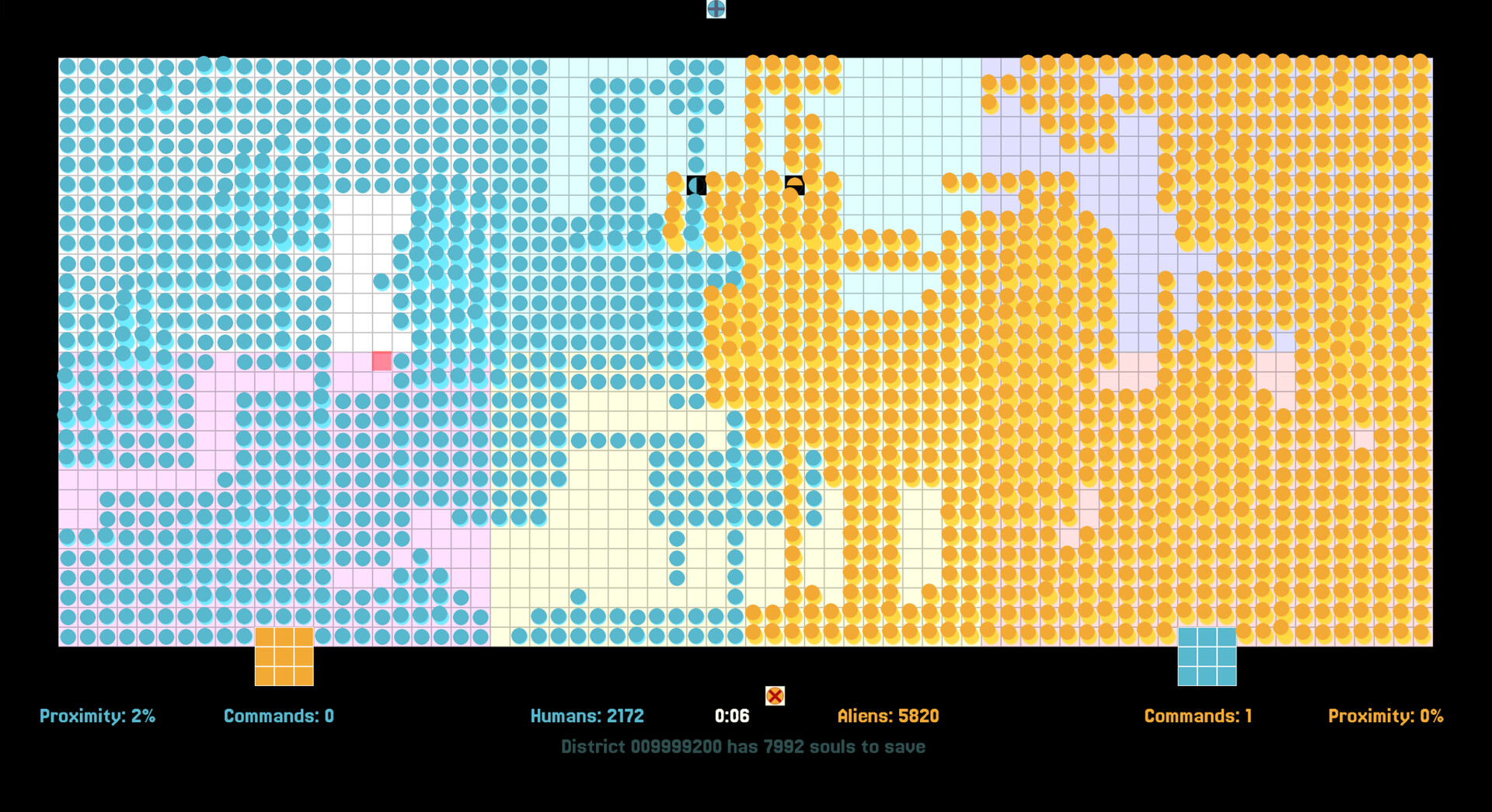 Tiny Pods Rescue - 2D Board Game Edition Screenshot 1