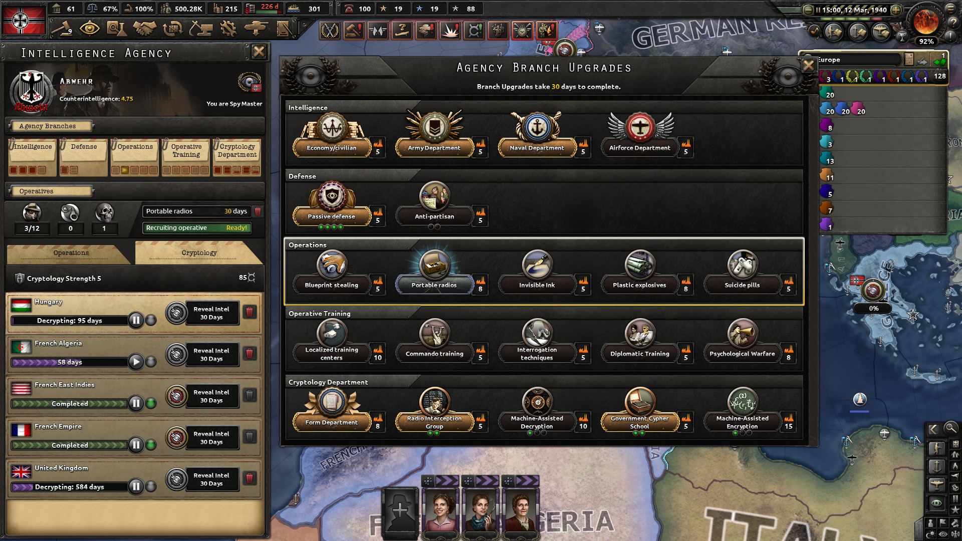 Expansion - Hearts of Iron IV: La Résistance Screenshot 1