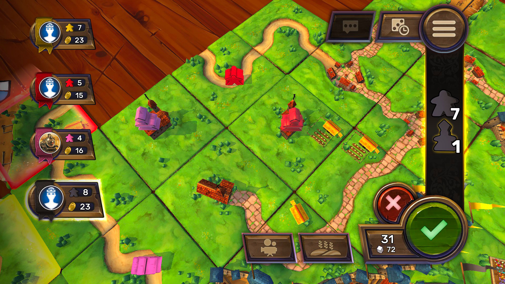 Carcassonne - Tiles & Tactics Screenshot 2