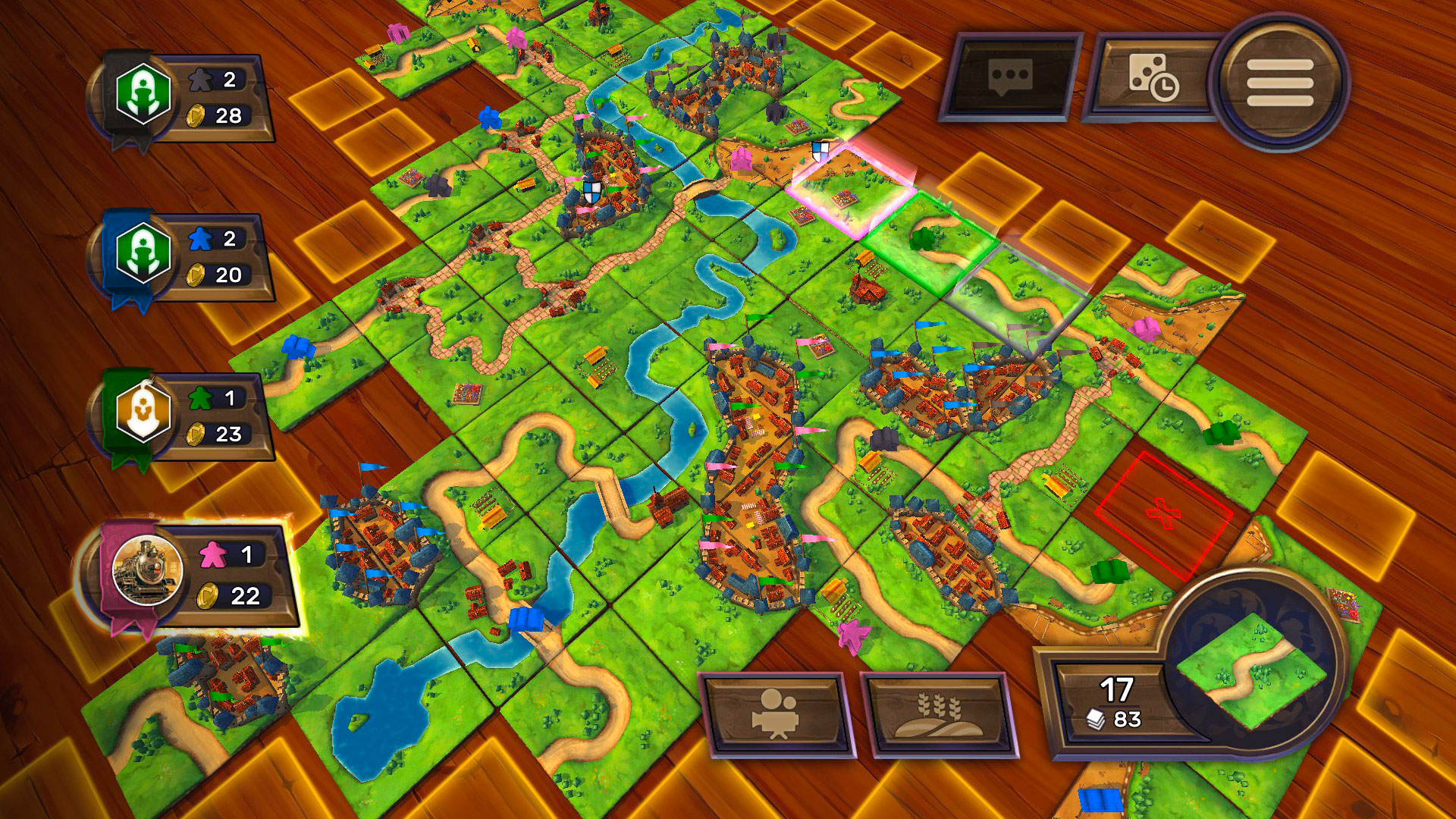 Carcassonne - Tiles & Tactics Screenshot 3