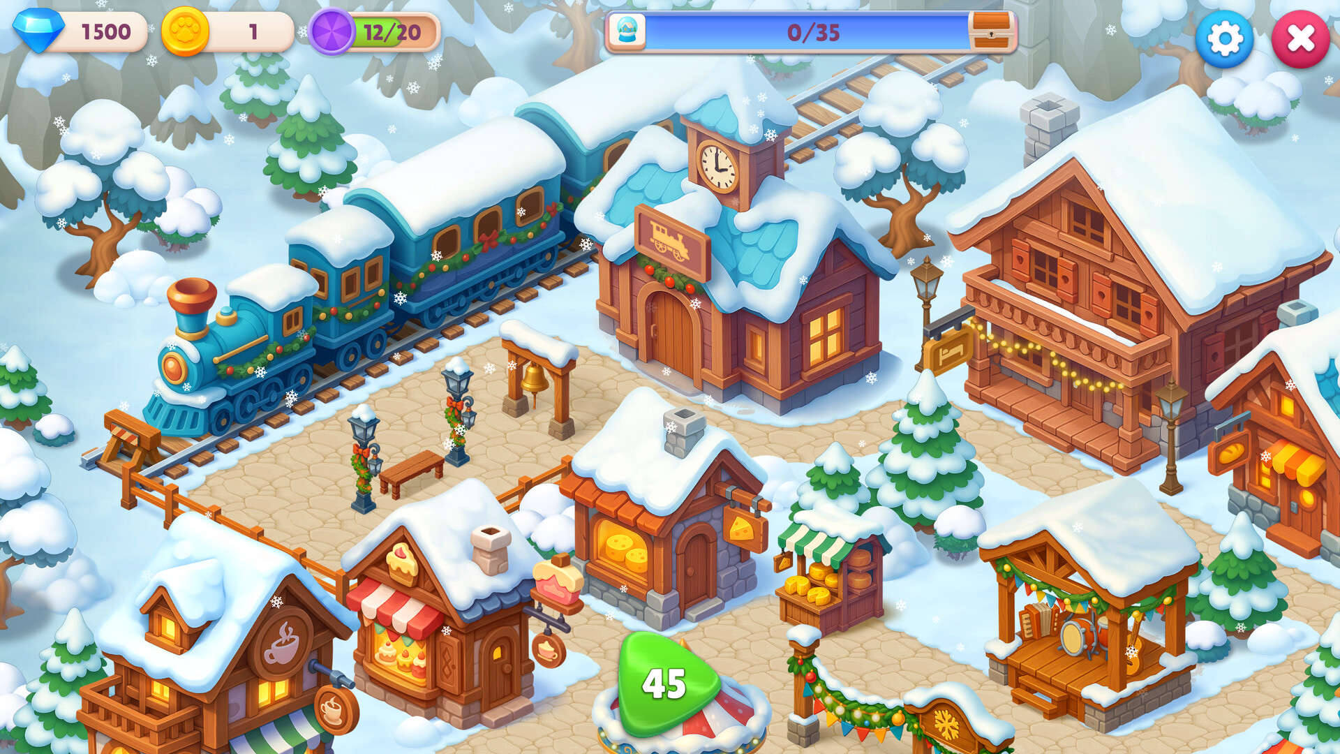Catjong 2: Pawprints in the Snow Screenshot 2