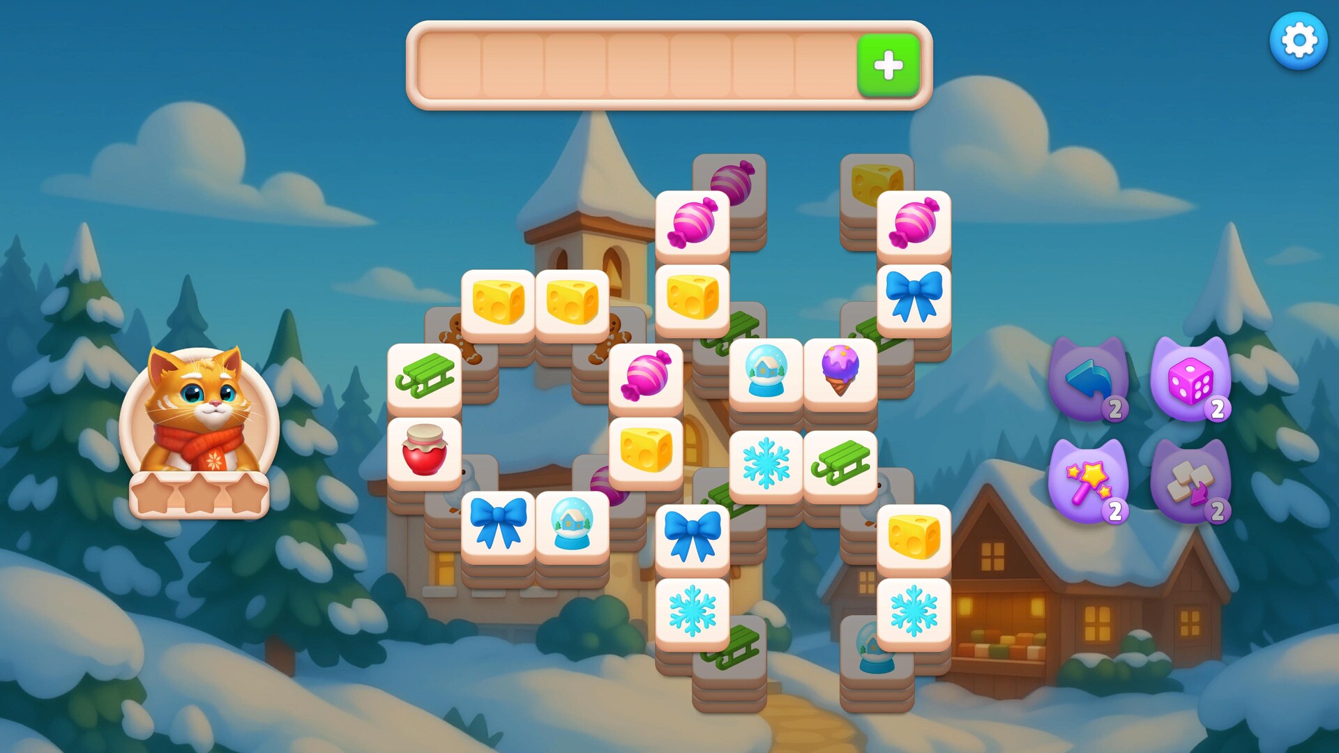 Catjong 2: Pawprints in the Snow Screenshot 1