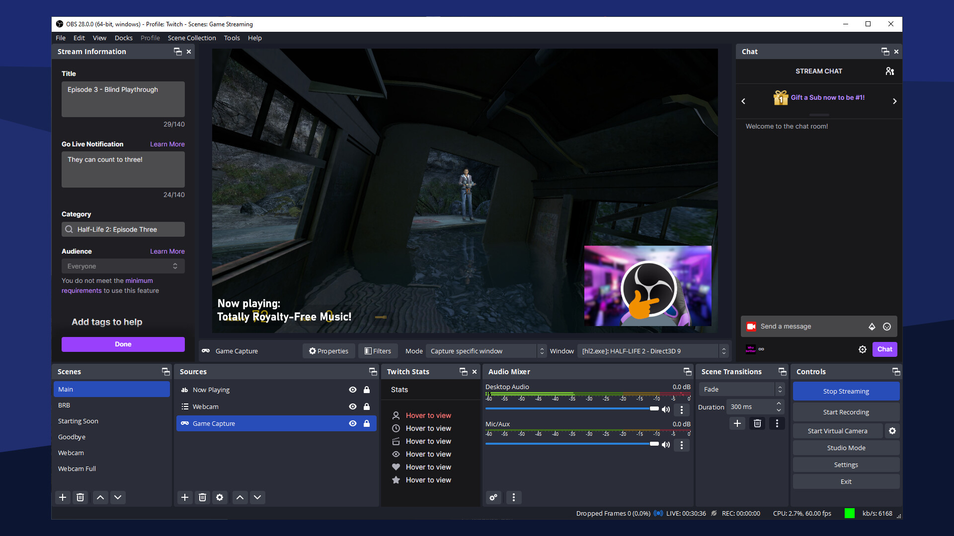 OBS Studio Screenshot 0