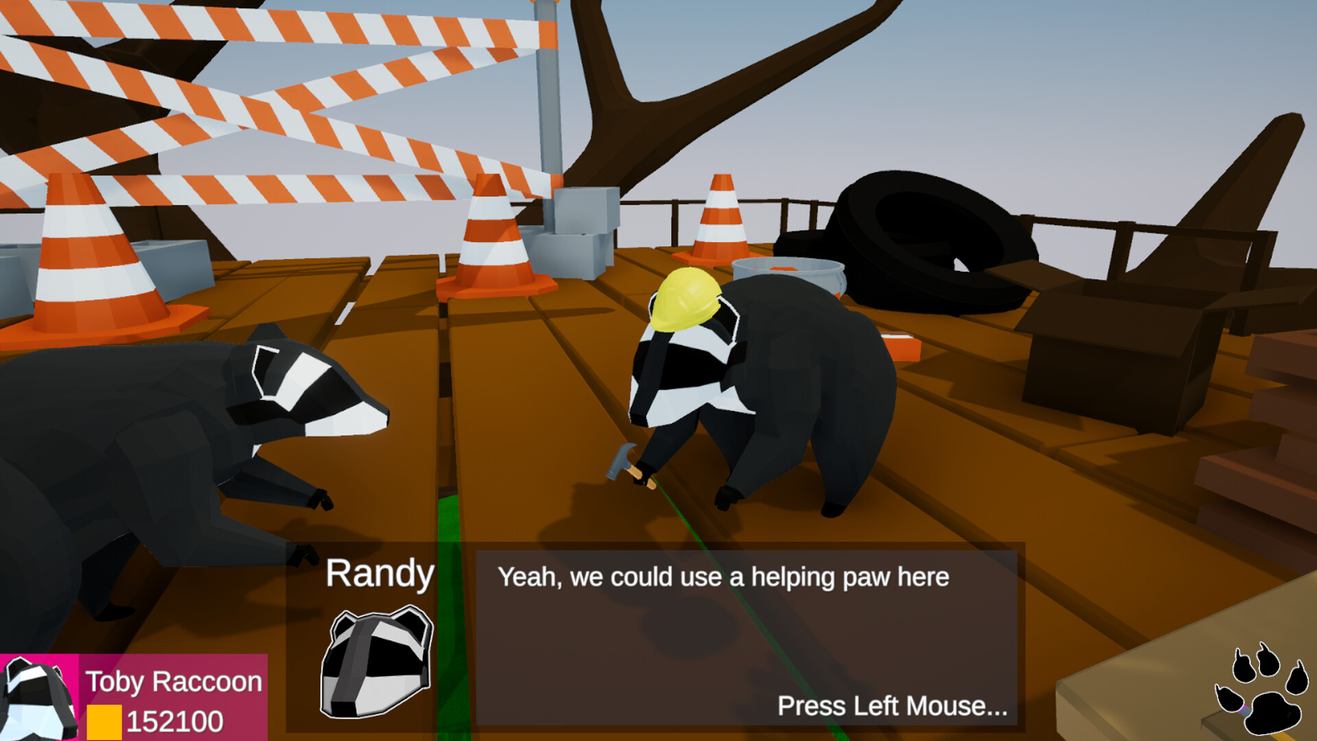 Jumbling Raccoons Screenshot 3