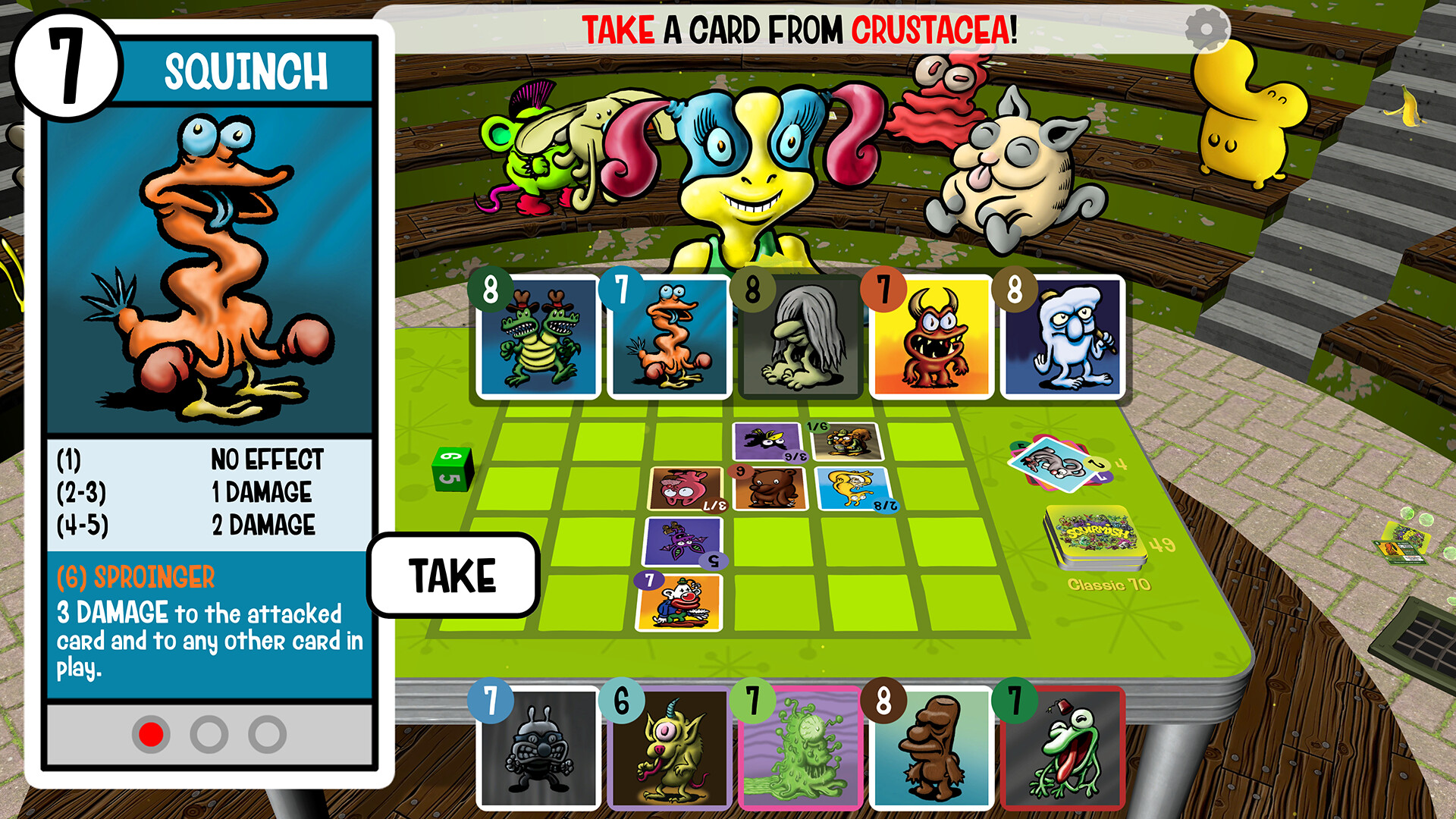 SQUIRMISH: The Videogame of Brawling Beasties Screenshot 1