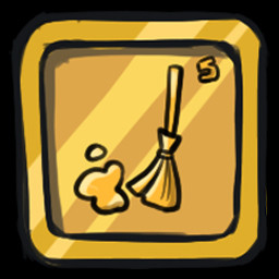 The clean guy icon