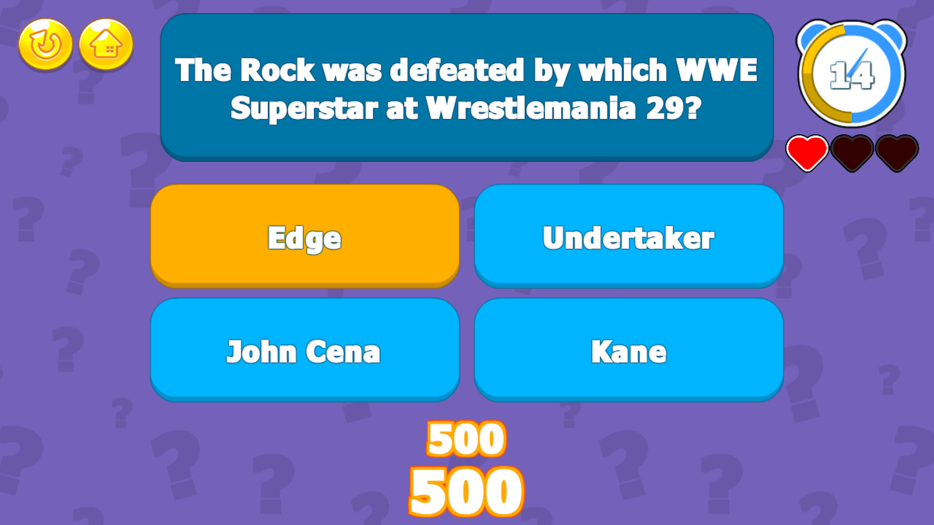 Wrestling Trivia Screenshot 1