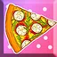 Carbonara pizza icon