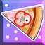 Margarita pizza icon