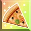 Seafood pizza icon