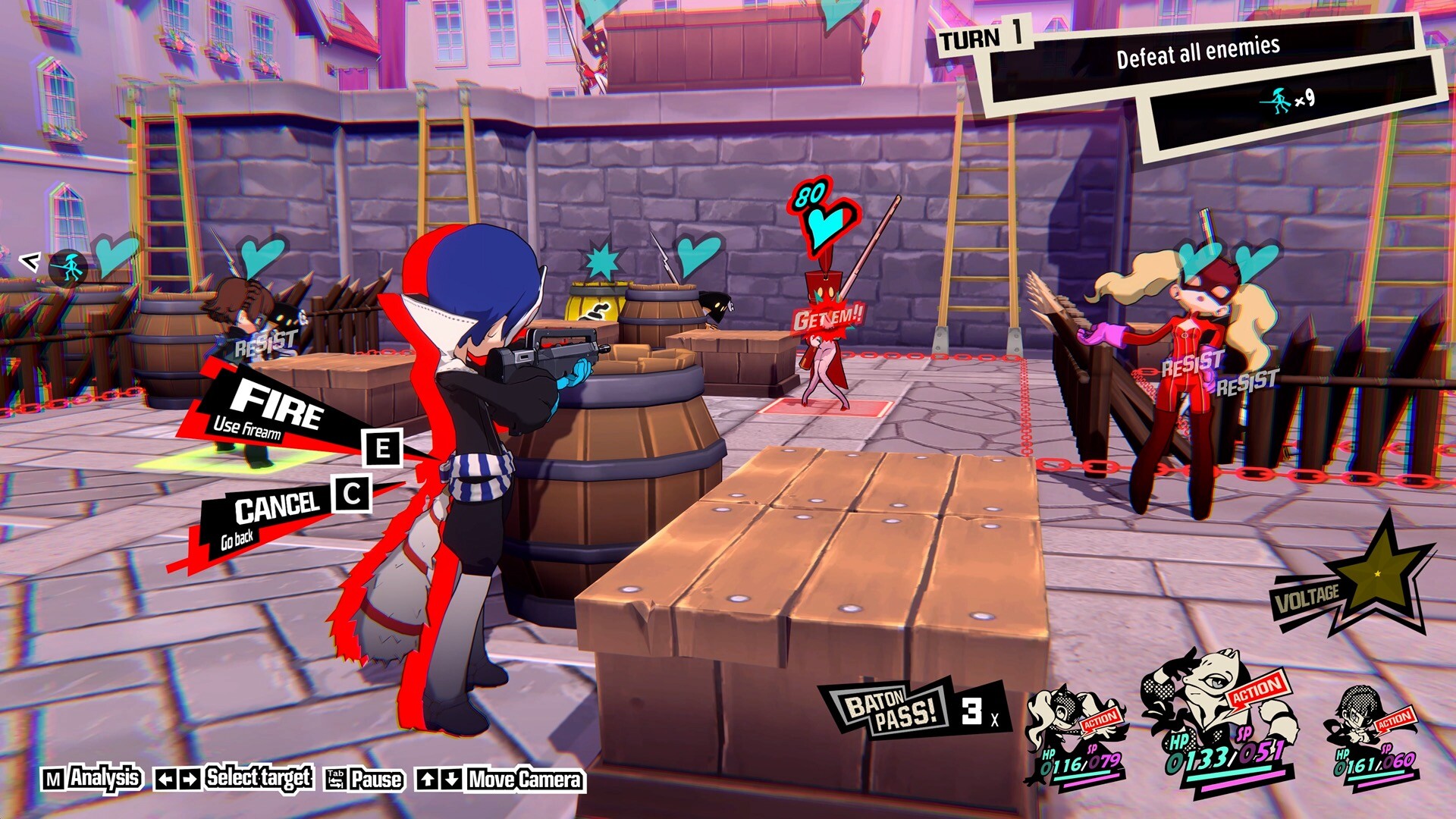 Persona 5 Tactica Screenshot 1
