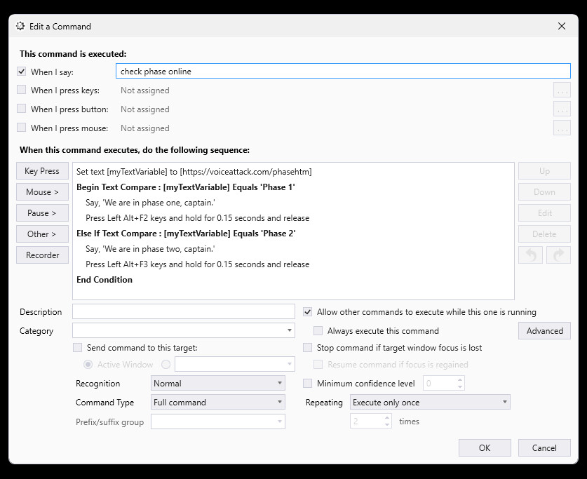 VoiceAttack v2 Screenshot 9