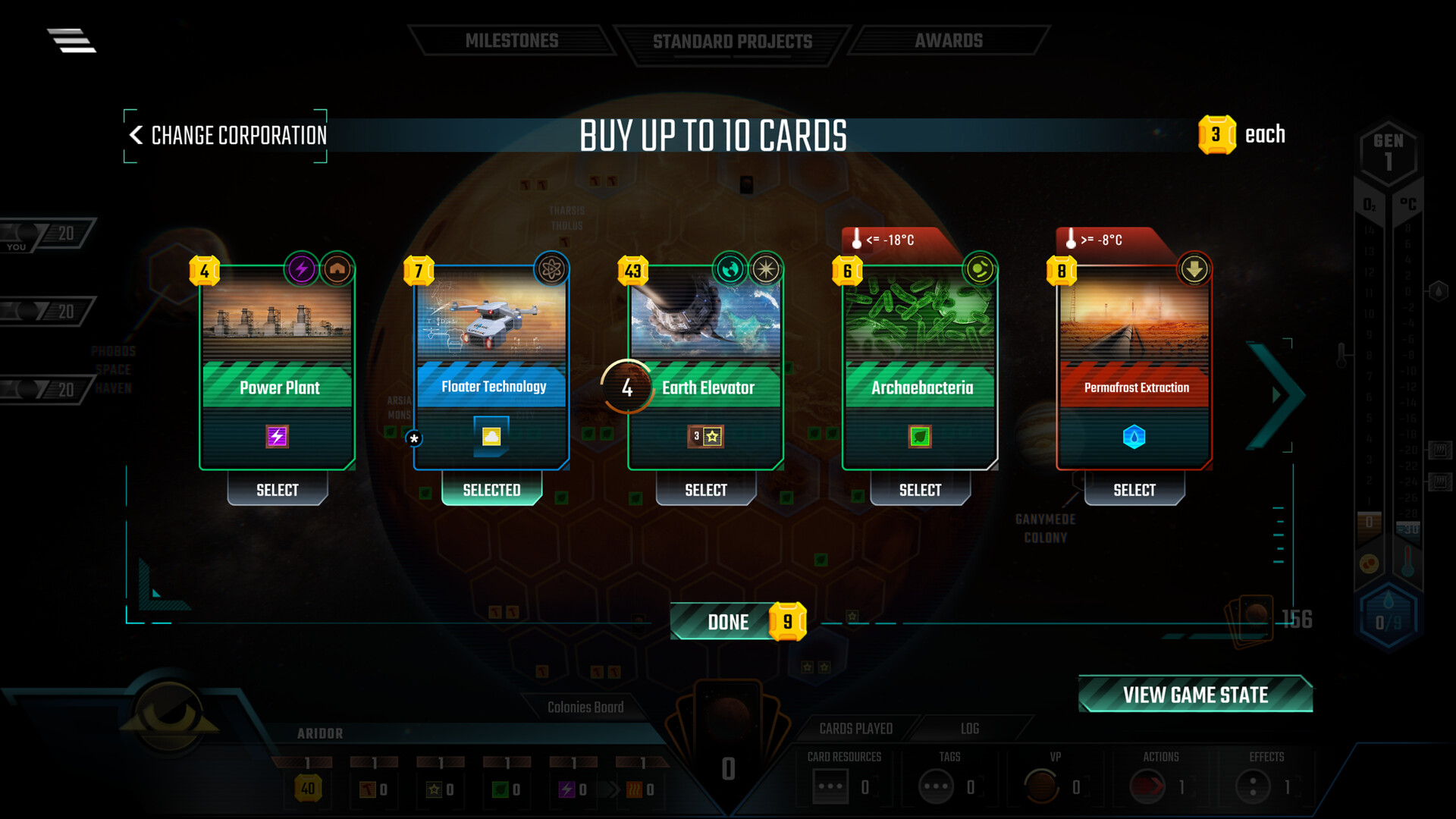 Terraforming Mars - Colonies Screenshot 4