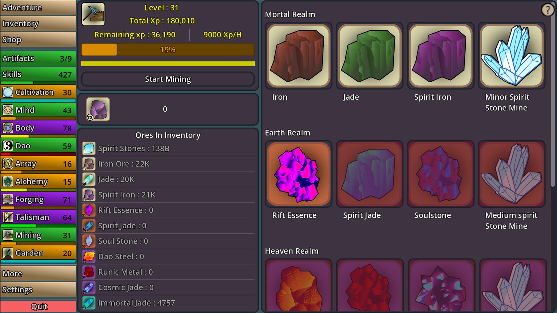 Idle Cultivation Screenshot 2