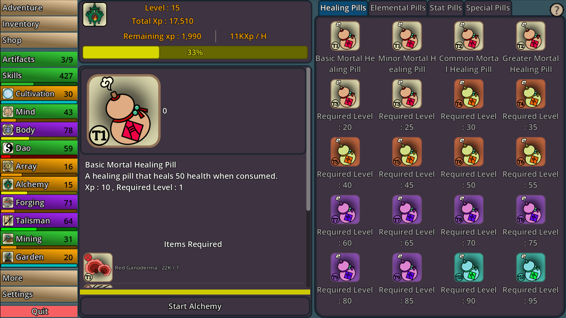 Idle Cultivation Screenshot 8