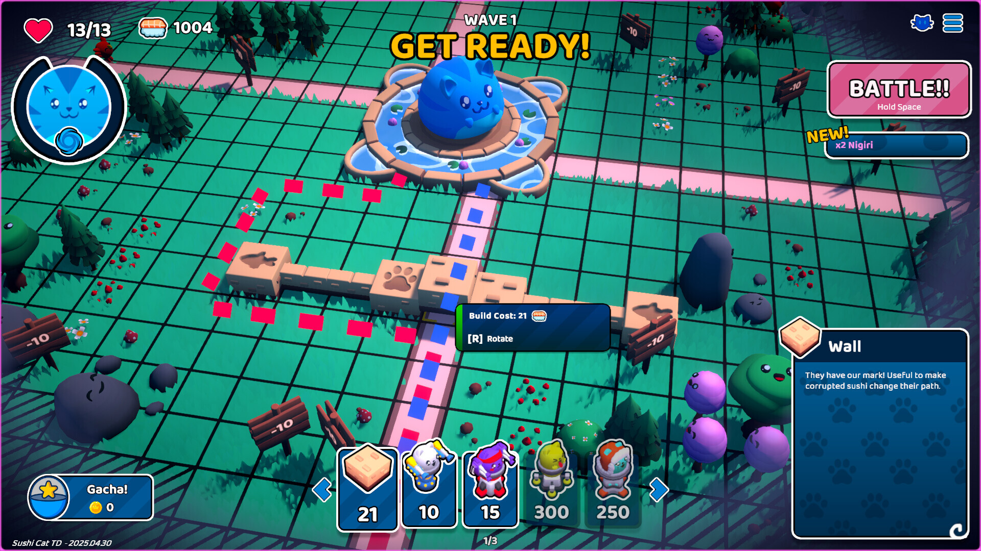 Sushi Cat - Tower Defense Demo Screenshot 4