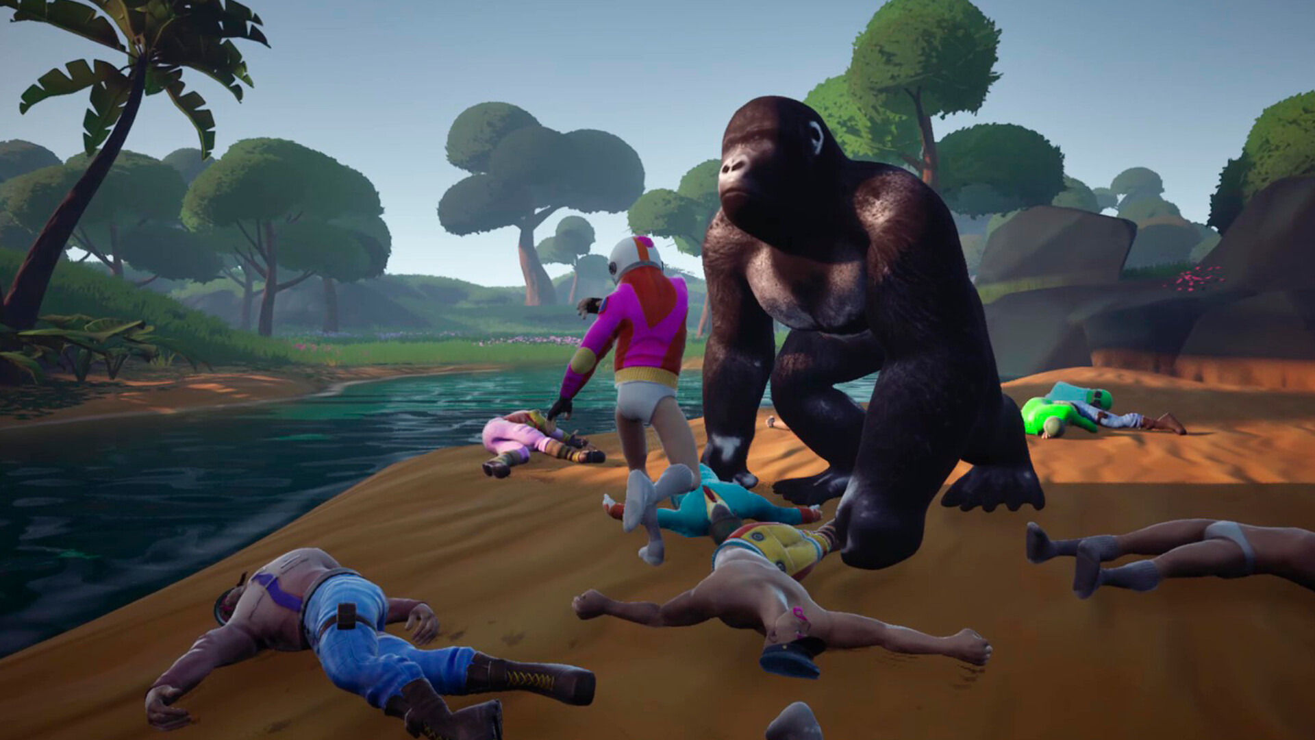 100 Men VS Gorilla Screenshot 12