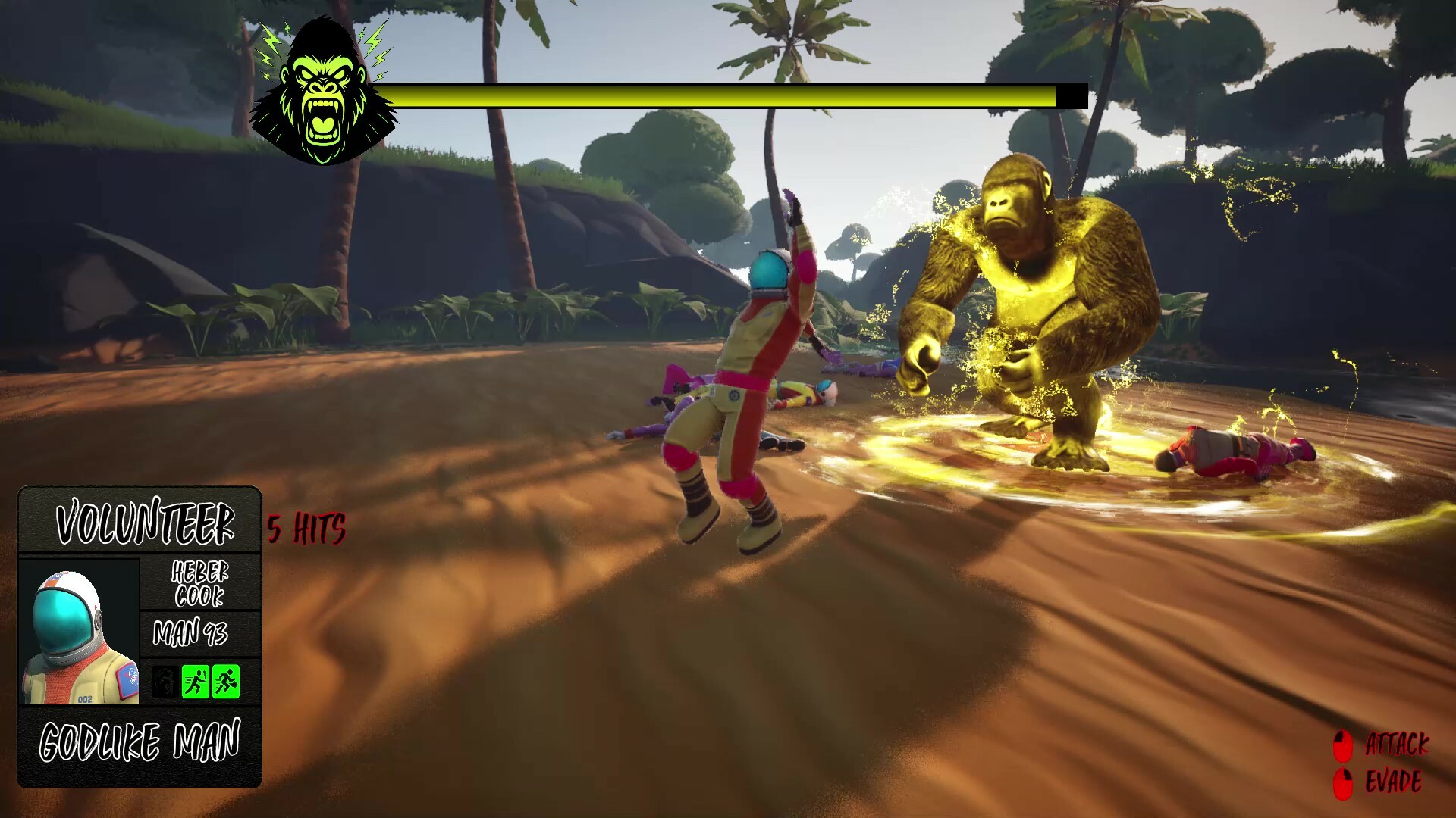 100 Men VS Gorilla Screenshot 4