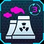 Nuclear power supporter icon
