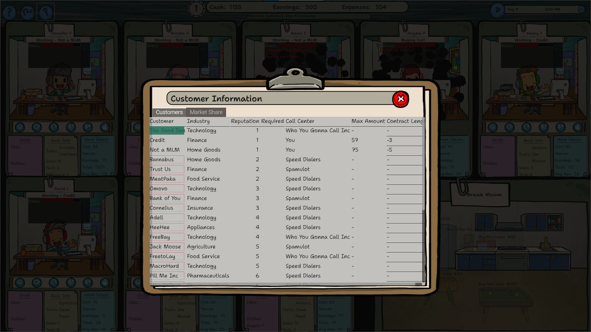 Call Center Tycoon Screenshot 3