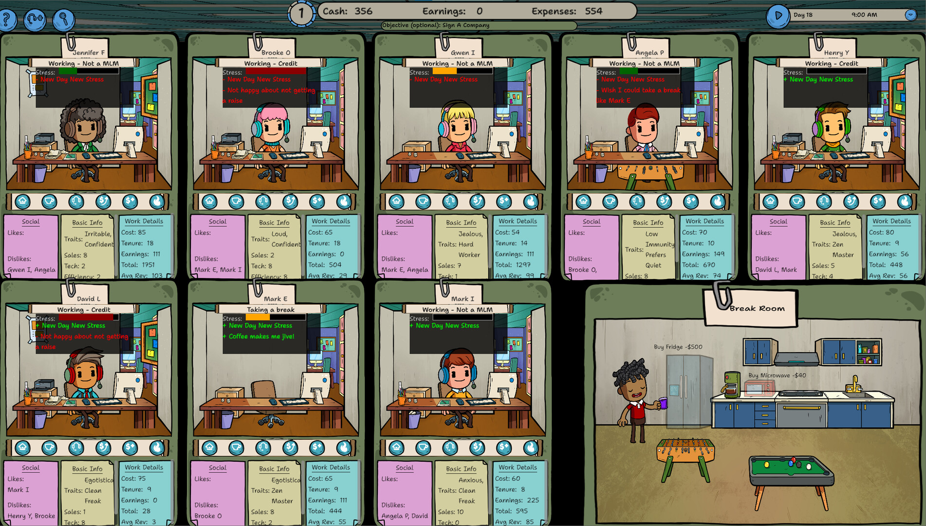 Call Center Tycoon Screenshot 0