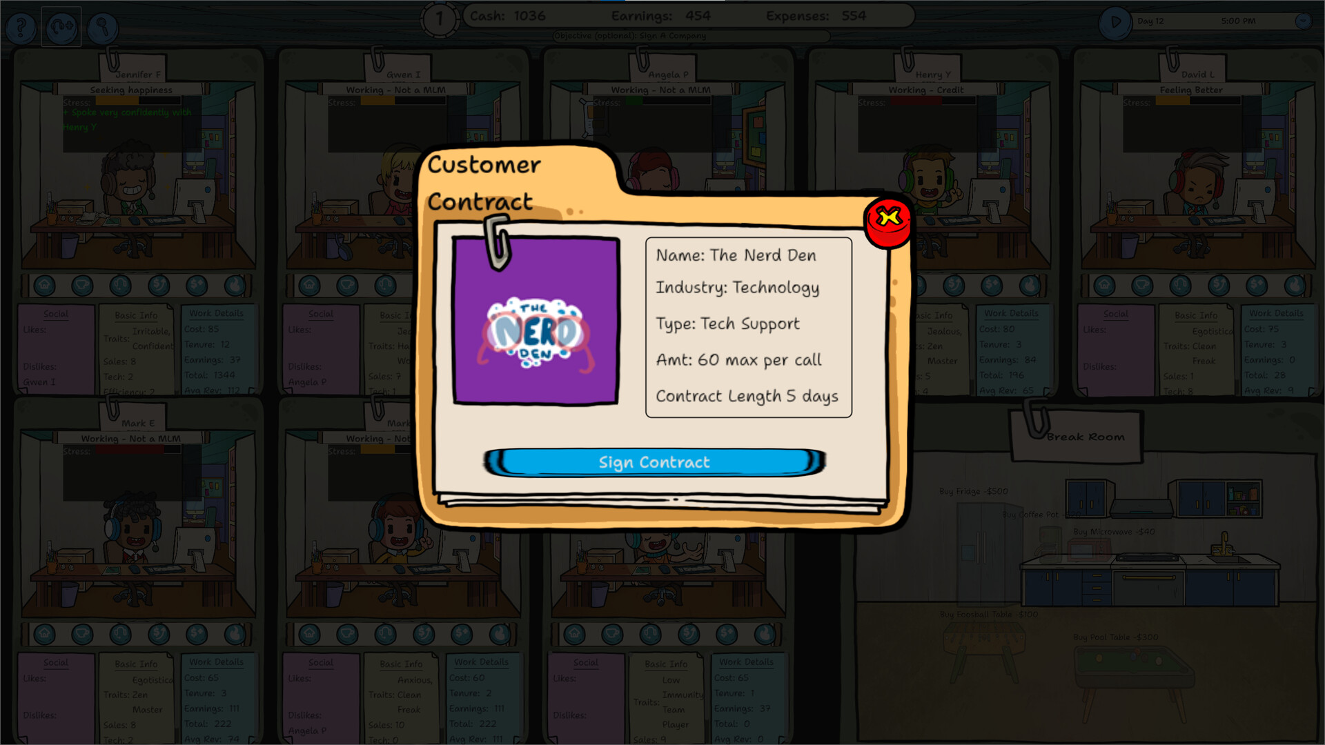 Call Center Tycoon Screenshot 5