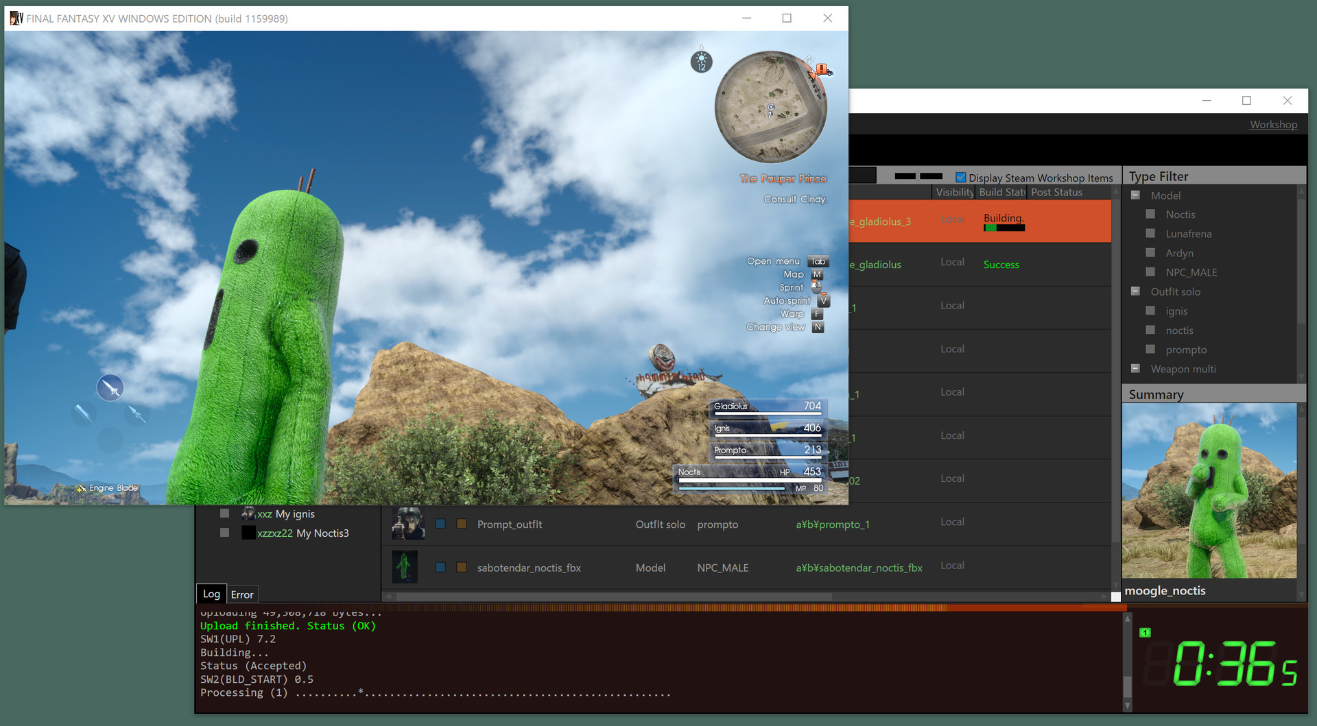 FINAL FANTASY XV WINDOWS EDITION MOD ORGANIZER Screenshot 5