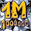 One million Good Luck points! icon