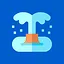 Hot bath icon