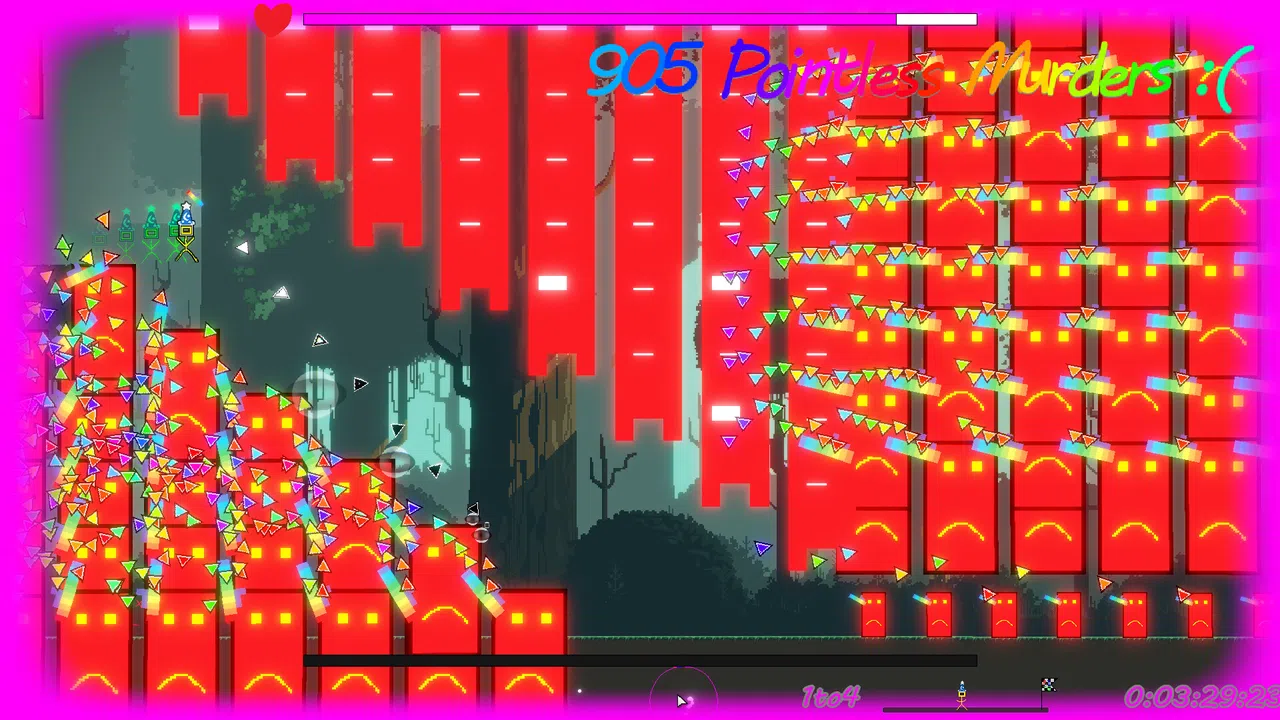 A2C:Ayry seems to be playtesting a 2D runner shooter from Cci Screenshot 9