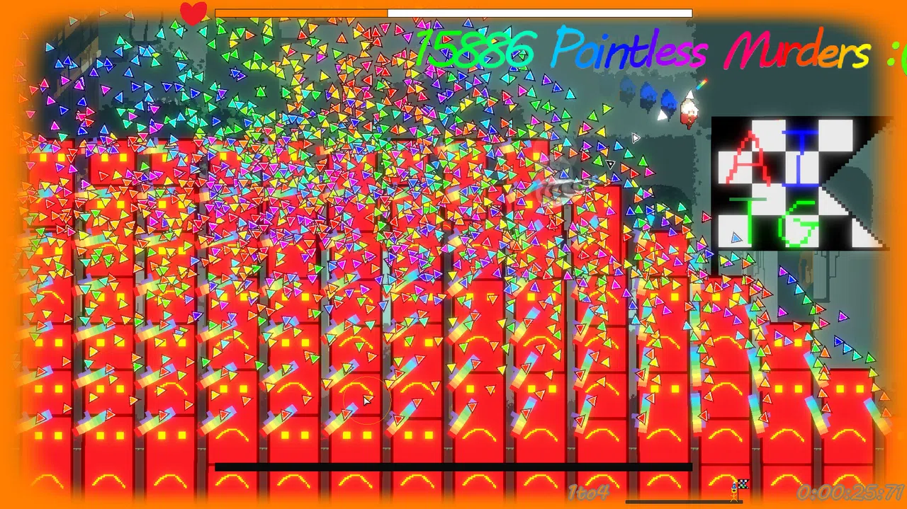 A2C:Ayry seems to be playtesting a 2D runner shooter from Cci Screenshot 3