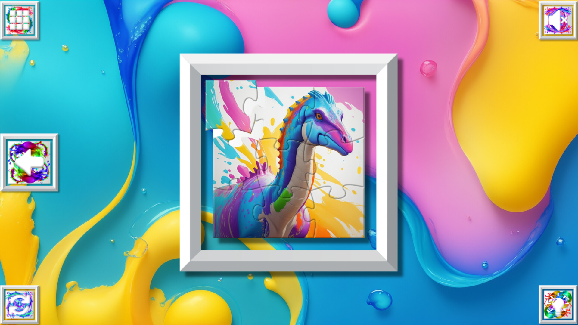 Color Splash: Dinosaurs Screenshot 1