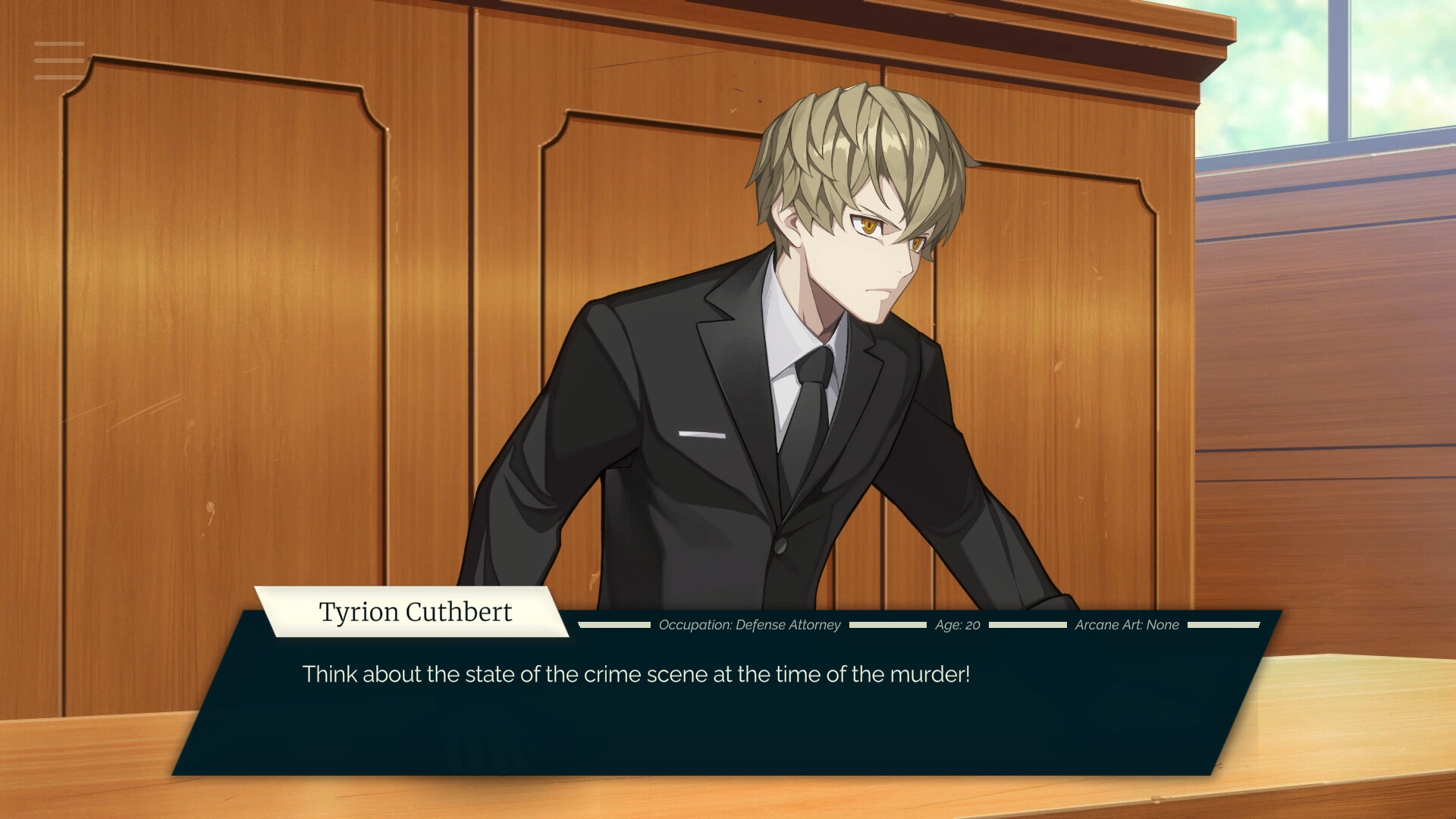Tyrion Cuthbert: Attorney of the Arcane Demo Screenshot 0