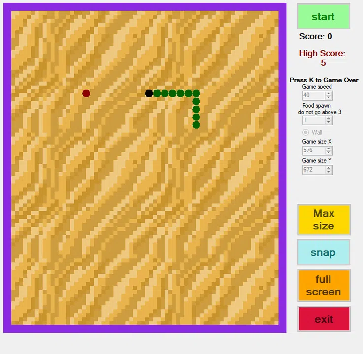 Classic Snake Screenshot 1