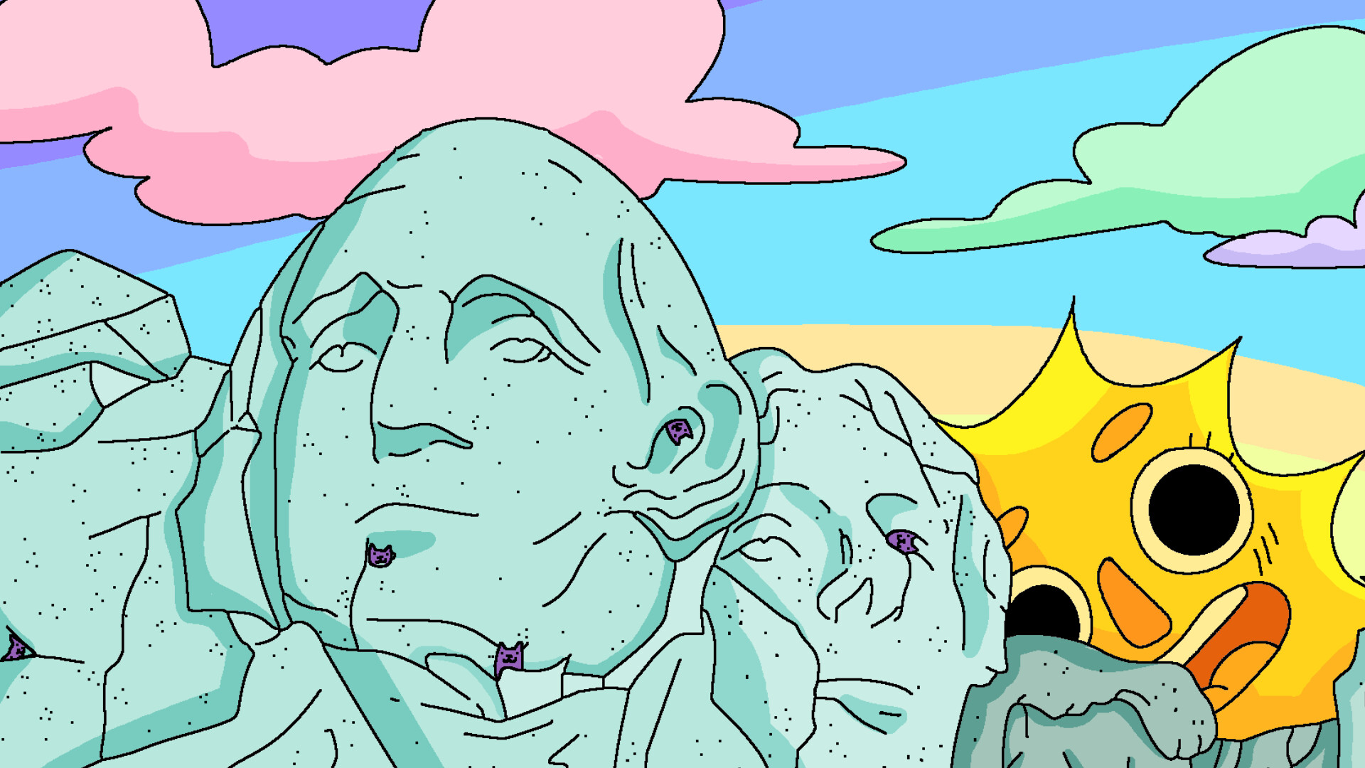 100 Cats Lost In USA Find & Color Screenshot 3