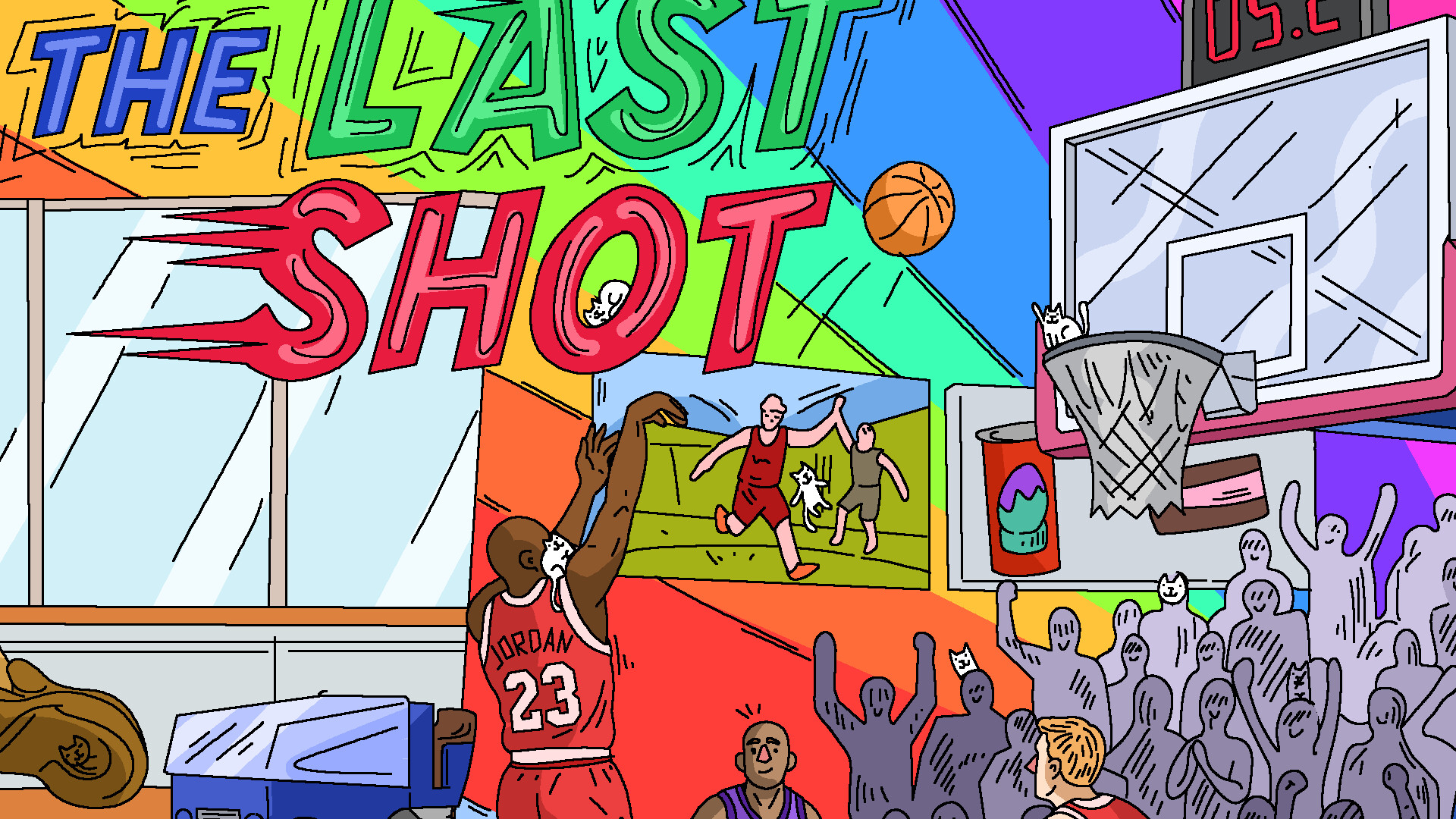 100 Cats Lost In USA Find & Color Screenshot 4