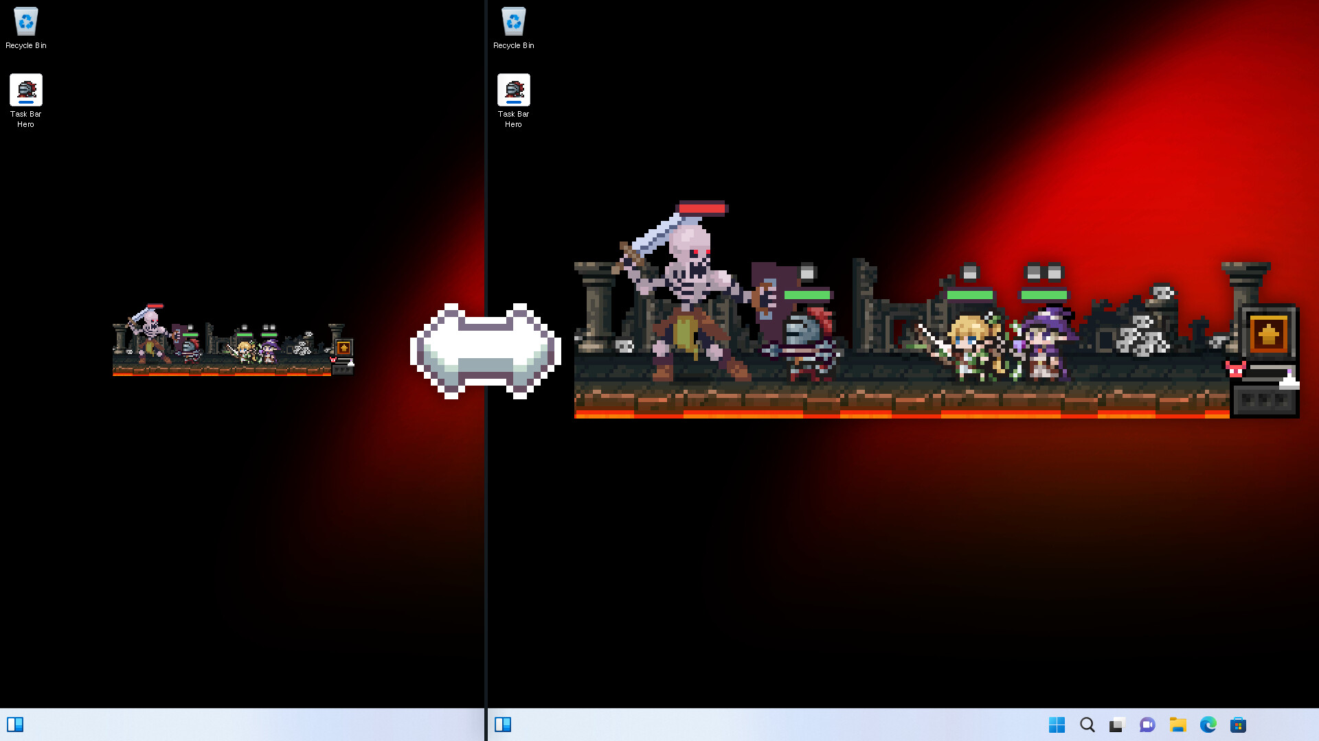 TBH: Task Bar Hero Demo Screenshot 2