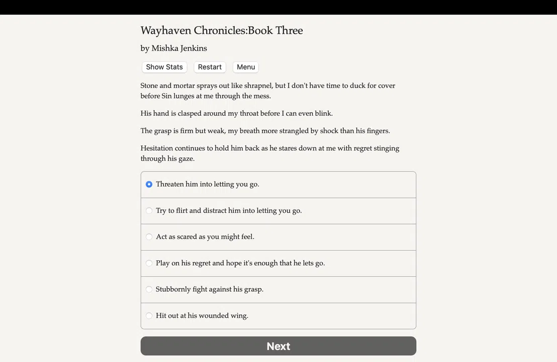 Wayhaven Chronicles: Book Three Screenshot 0