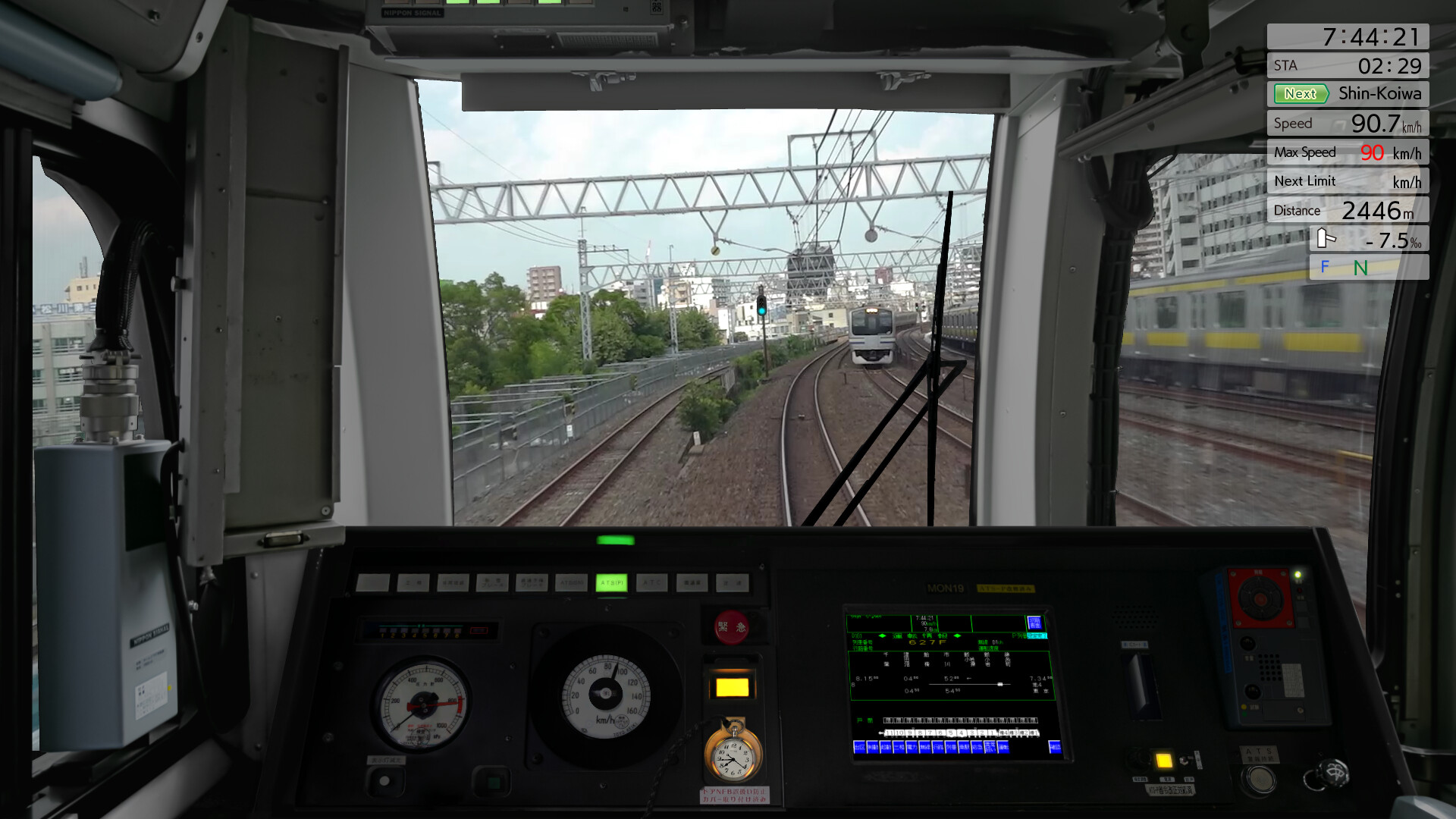 JR EAST Train Simulator: Sobu Line Rapid Service (Tokyo to Narita Airport Terminal 1) E217 series Screenshot 8