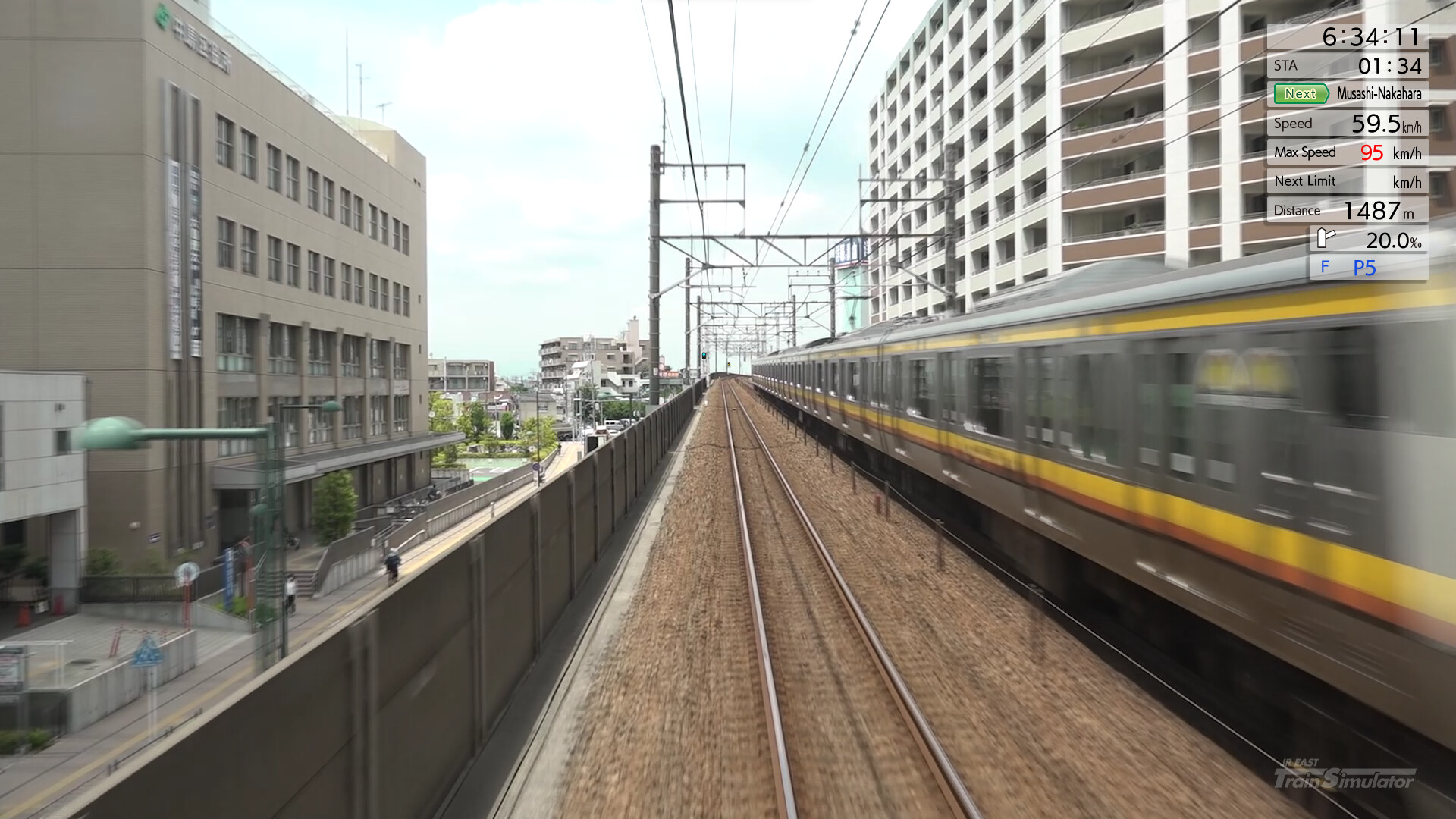 JR EAST Train Simulator: Nambu Line (Kawasaki to Tachikawa) E233-8000 series Nambu Branchi Line (Hamakawasaki to Shitte) 205-1000 series Tsurumi Line (Tsurumi to Ogimachi,Okawa,Umi-Shibaura) 205-1100 series Screenshot 9