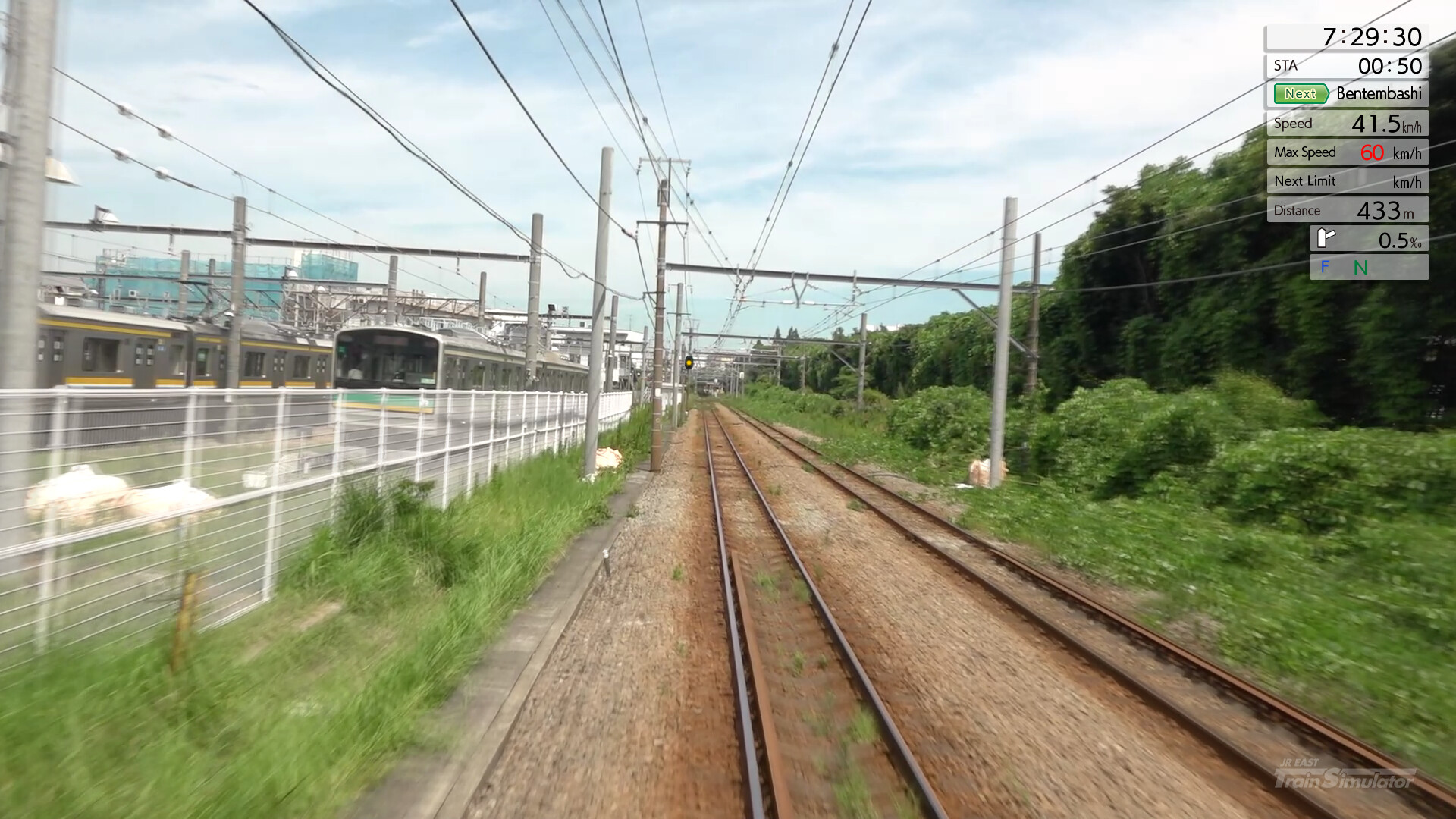 JR EAST Train Simulator: Nambu Line (Kawasaki to Tachikawa) E233-8000 series Nambu Branchi Line (Hamakawasaki to Shitte) 205-1000 series Tsurumi Line (Tsurumi to Ogimachi,Okawa,Umi-Shibaura) 205-1100 series Screenshot 41