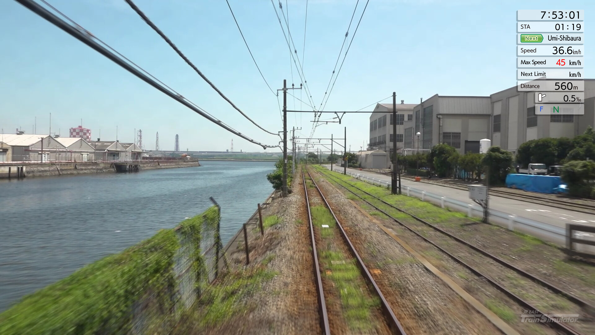 JR EAST Train Simulator: Nambu Line (Kawasaki to Tachikawa) E233-8000 series Nambu Branchi Line (Hamakawasaki to Shitte) 205-1000 series Tsurumi Line (Tsurumi to Ogimachi,Okawa,Umi-Shibaura) 205-1100 series Screenshot 45