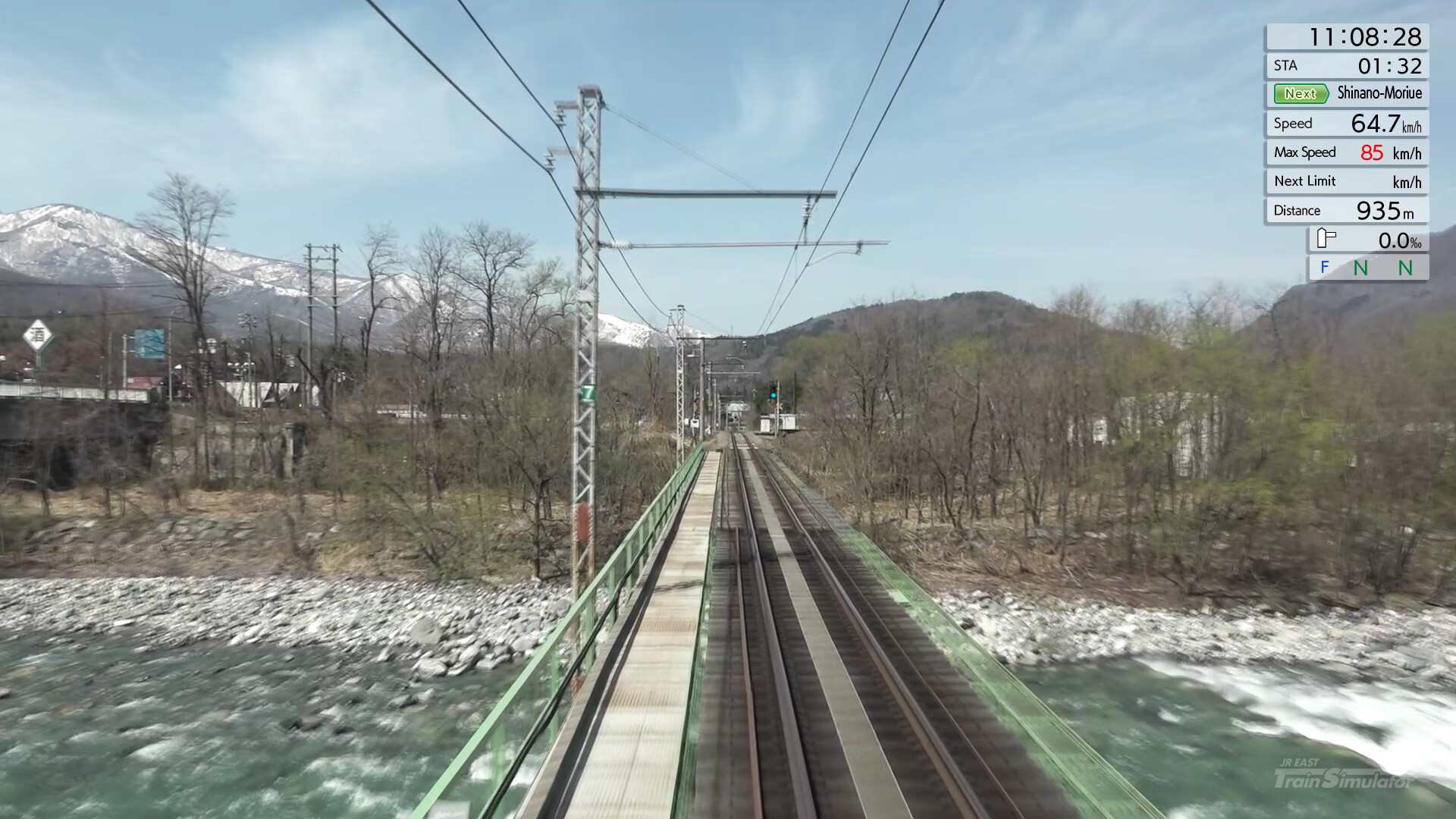 JR EAST Train Simulator: Oito Line (Matsumoto to Minami-Otari) 211 series Screenshot 14