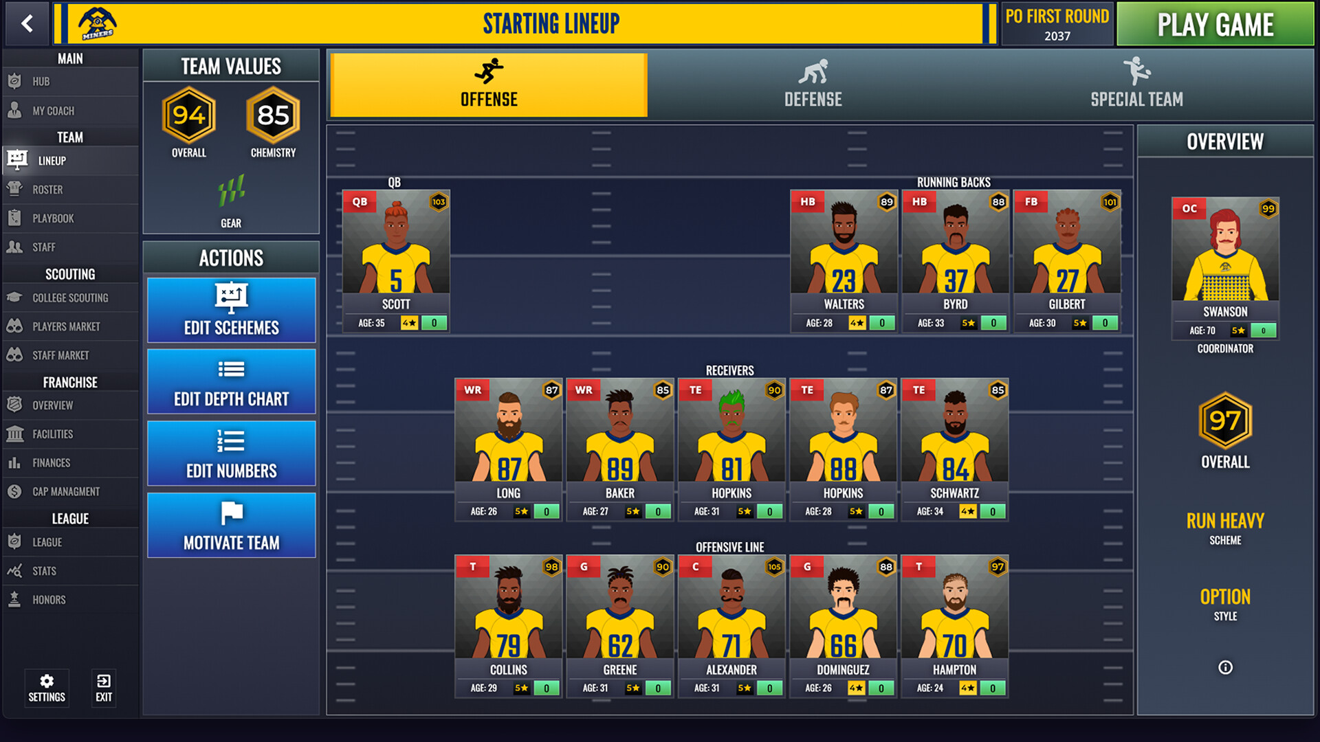 Ultimate Pro Football Coach Screenshot 2