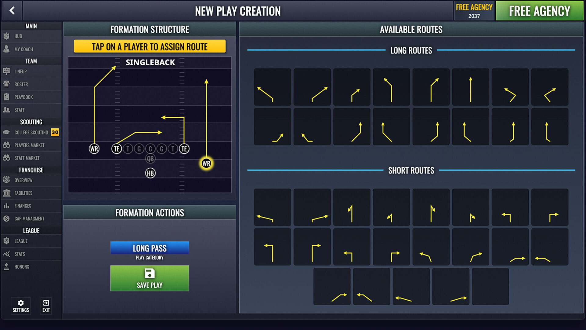 Ultimate Pro Football Coach Screenshot 1