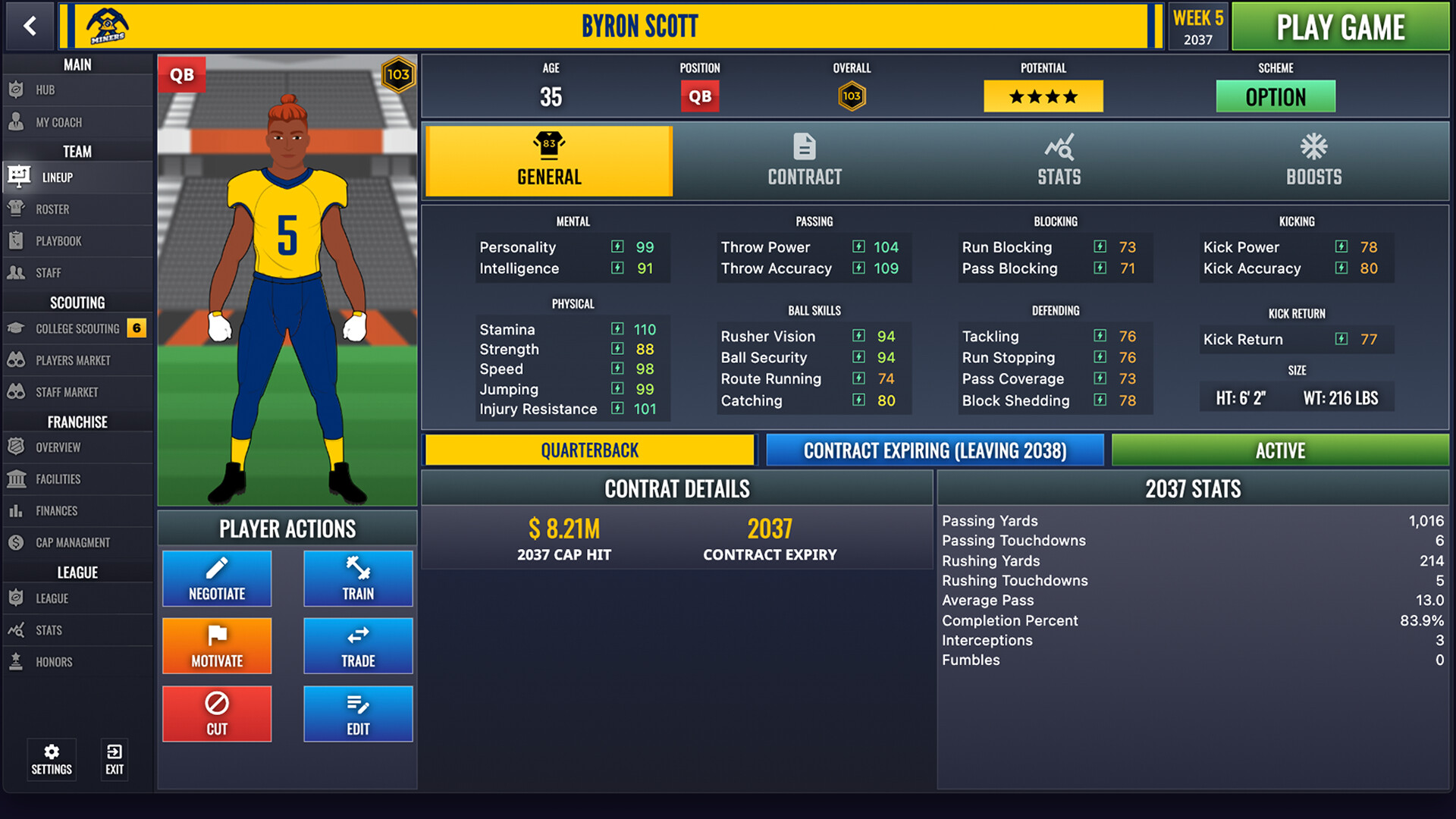 Ultimate Pro Football Coach Screenshot 3