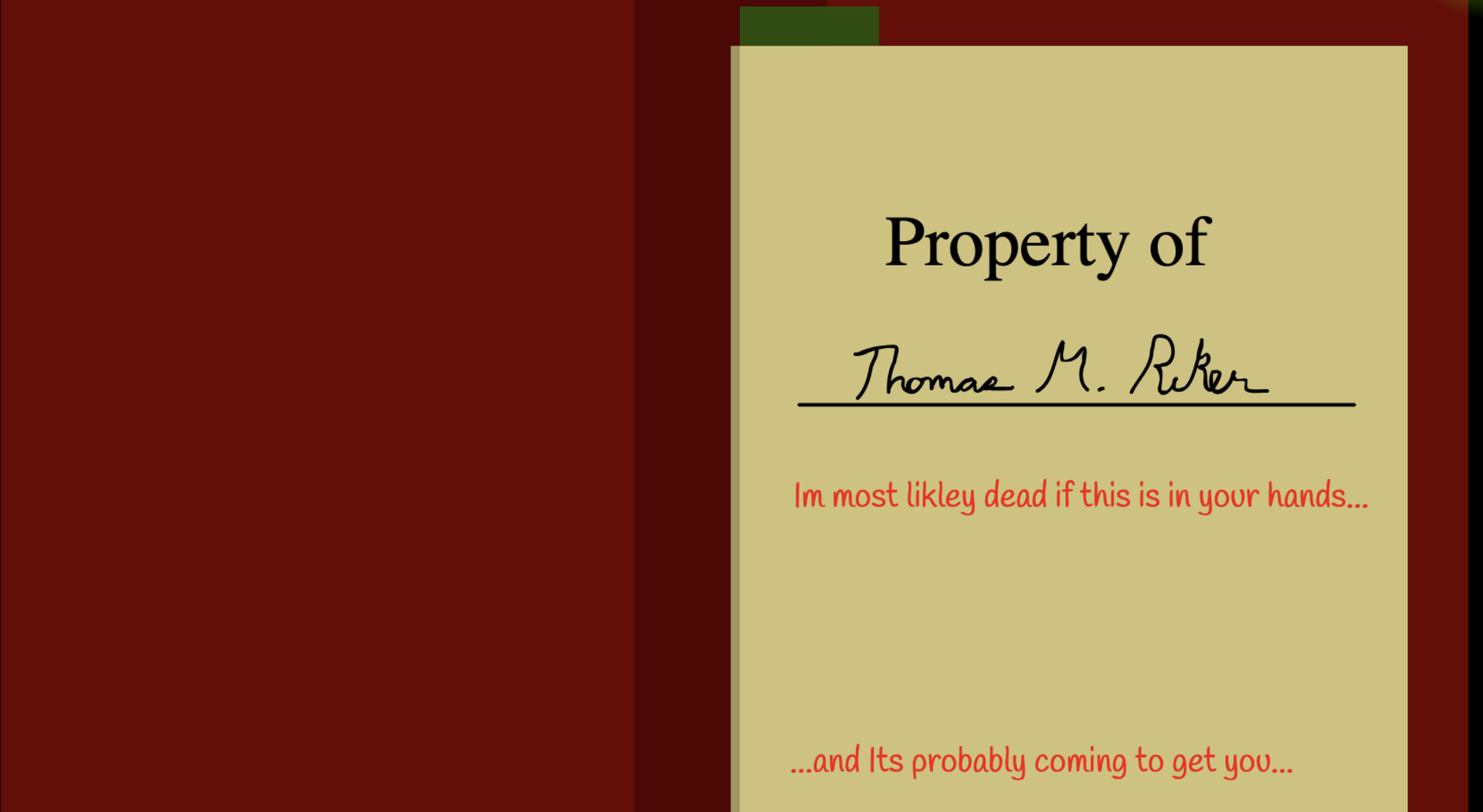 Tommy's Journal Screenshot 2