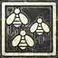 Swarm of bees icon