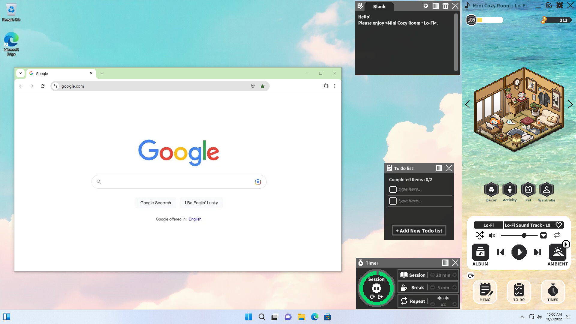 Mini Cozy Room: Lo-Fi Screenshot 7